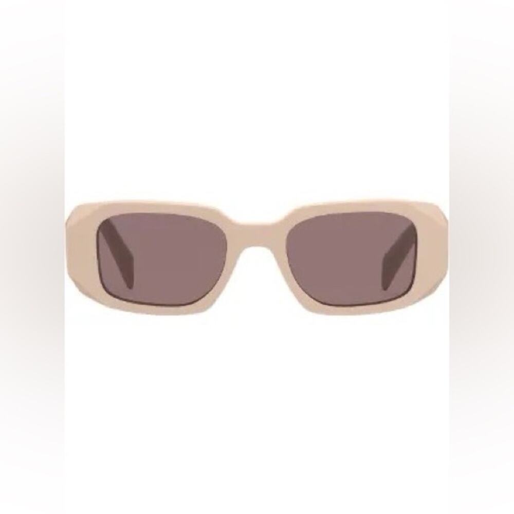 Prada Runway oversize-frame sunglasses Nude new - Picture 3 of 7